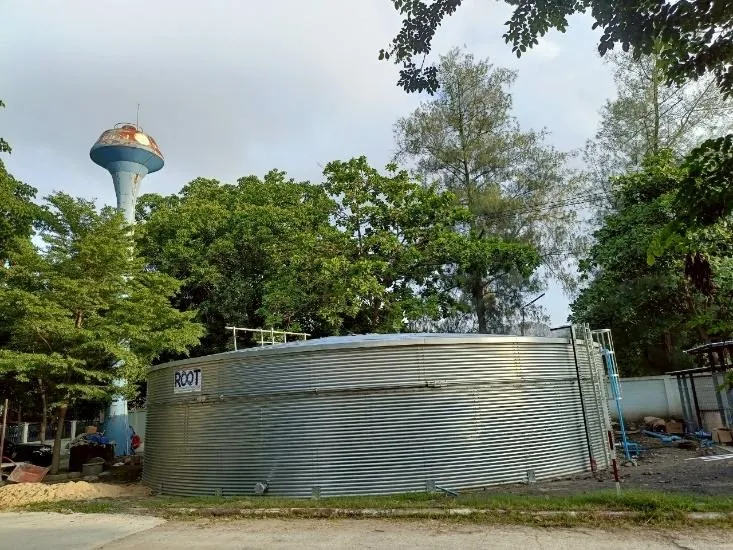 ถังเก็บน้ำเสริมในเขตชุมชนเมือง